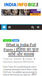 Mobile Screenshot of indiainfobiz.com